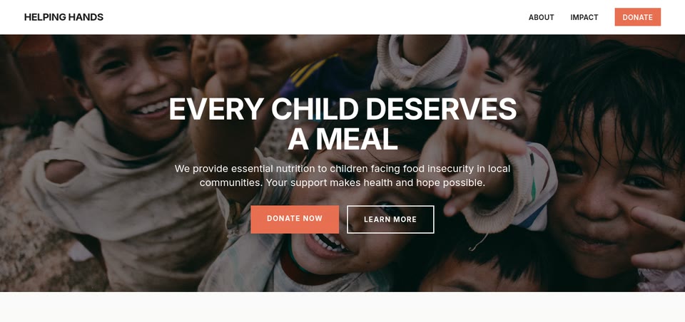 Helping Hands project preview